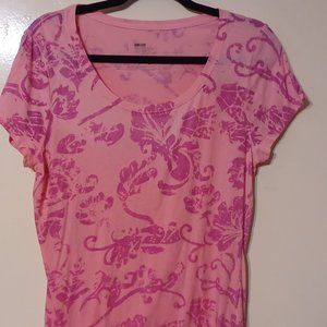Aspire Yoga Women's Pink Top Size M